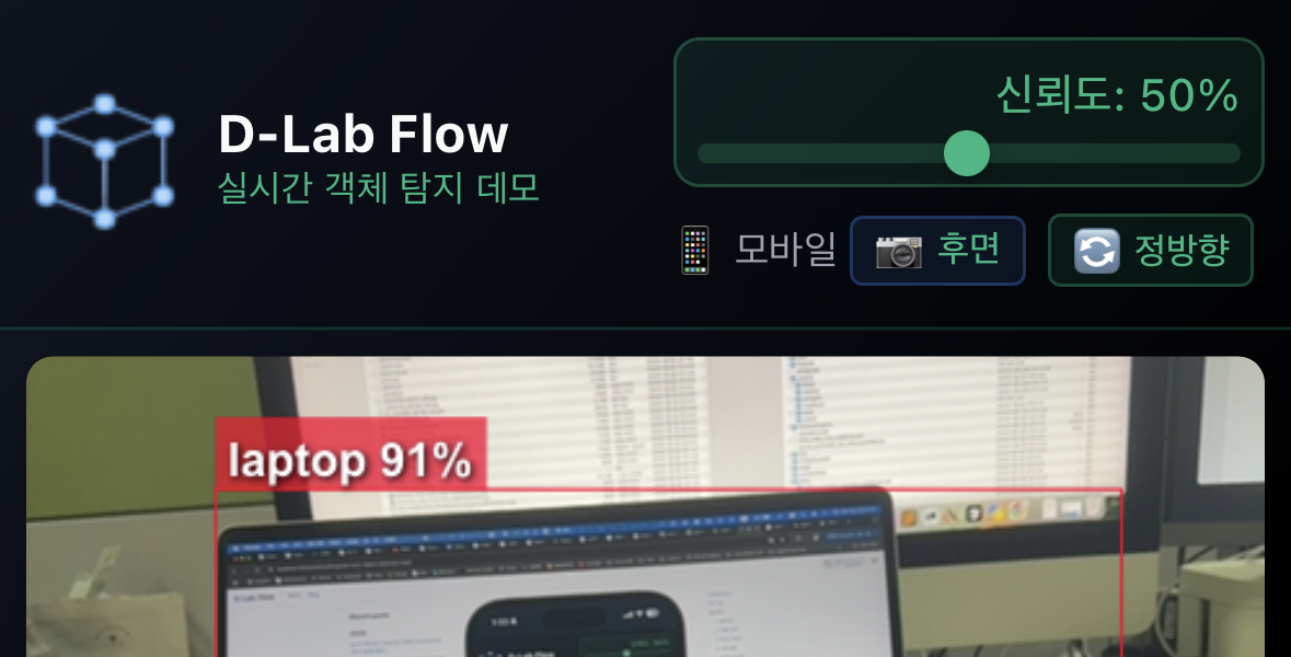 후면 카메라 화면